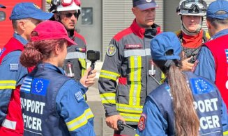 Un pompier clujean, comandantul unui contingent românesc trimis în Grecia pentru lupta cu incendiile de pădure