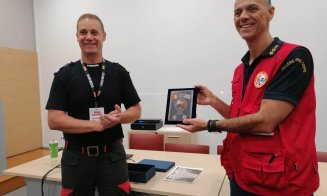 Un pompier clujean, comandantul unui contingent românesc trimis în Grecia pentru lupta cu incendiile de pădure