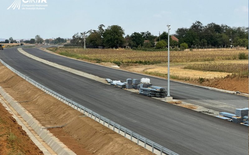 Autostrada Transilvania: Cum arată la 1 septembrie lotul Chiribiș - Biharia: peste 500 de muncitori și 400 de utilaje pe șantier
