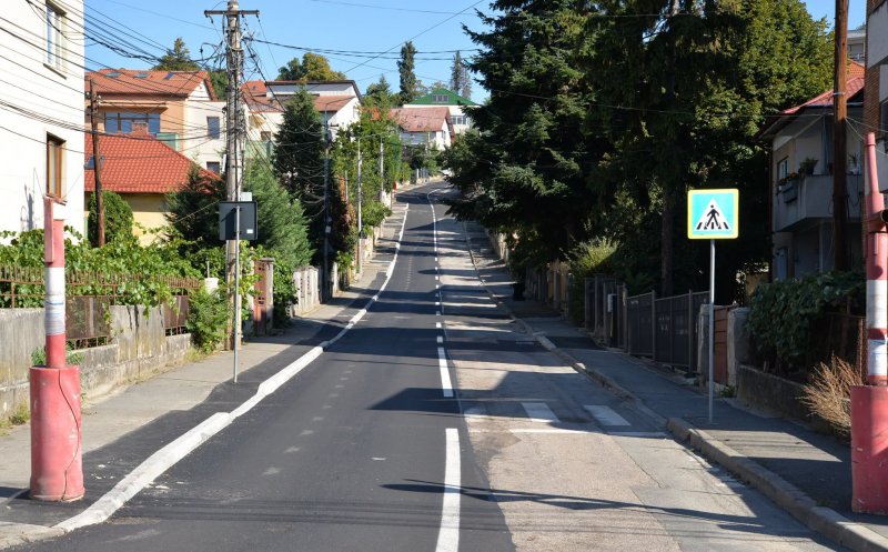 S-au terminat lucrările pe strada C.A. Rosetti din Cluj-Napoca
