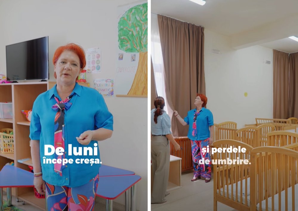 Primărița din Apahida, vizită înainte de începerea anului școlar la Creșa din Câmpenești: „Totul este pregătit”