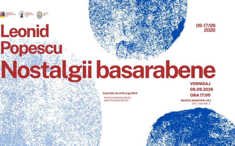 „Nostalgii basarabene”, un nou vernisaj la Muzeul Municipal din Dej. Intrarea este gratuită!