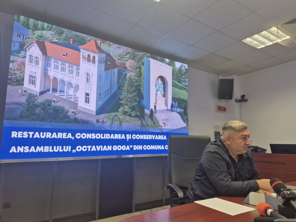 Castelul „Octavian Goga” din Ciucea, reabilitat. Tișe: „Lucrările au început deja”