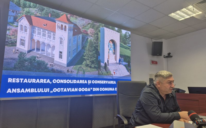 Castelul „Octavian Goga” din Ciucea, reabilitat. Tișe: „Lucrările au început deja”