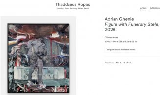 Adrian Ghenie, record la cel mai important târg de artă contemporană din Asia. Tablou vândut pentru 1,1 milioane euro