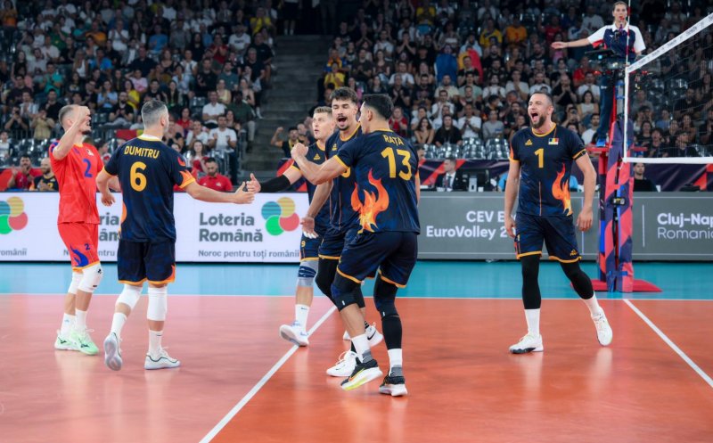 România, victorie mare în fața Turciei la EuroVolley 2026
