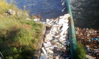 Ecologiștii din Cluj: Iată de ce e nevoie de mai multe bariere pentru deșeurile plutitoare de pe Someș