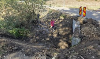 Un nou sector de drum județean din Cluj a intrat în reparații