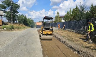 Un nou sector de drum județean din Cluj a intrat în reparații