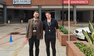 O inimă blocată, redeschisă de doi cardiologi de la Institutul Inimii din Cluj, în Africa de Sud. Intervenția, transmisă în direct