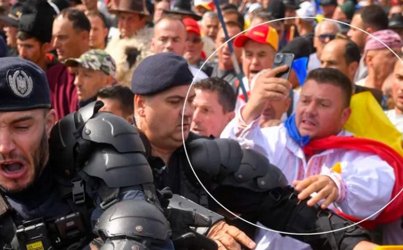 Vlad Ștețca, consilier AUR Cluj, drept la replică în legătură cu articolul despre participarea la protestul de la București: ”Am protejat un jandarm căzut pe jos”