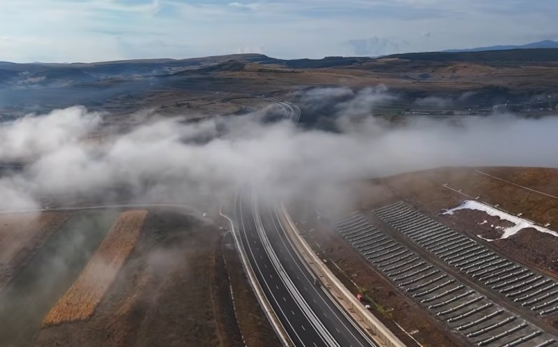 Imagini spectaculoase de pe A3 Nădășelu-Zimbor. UMB și Özaltin trag tare pentru legătura Clujului cu Sălajul. E gata de Crăciun?