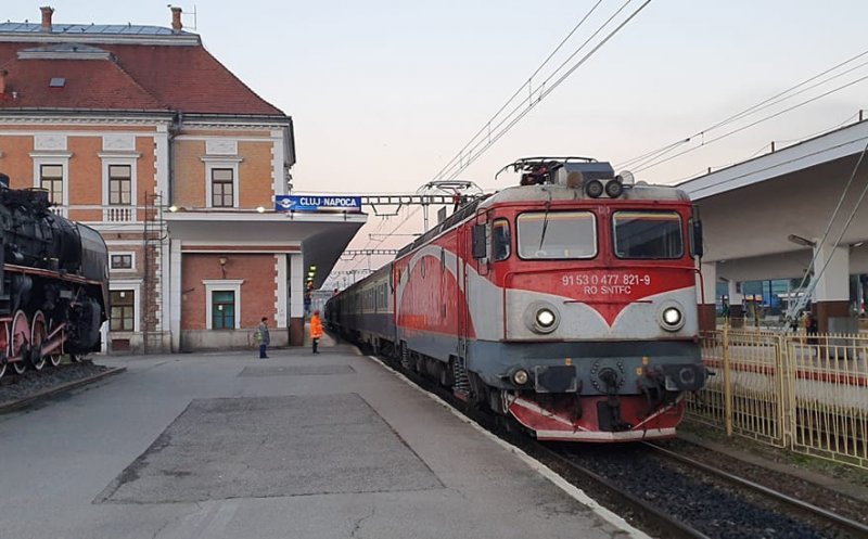 Schimbări în circulația mai multor trenuri timp de o lună. Sunt afectate și curse care trec prin Cluj-Napoca