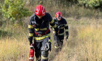 "Intervenție" cu forțe impresionante în Făget. Pompierii clujeni, ajutați de polițiști și jandarmi