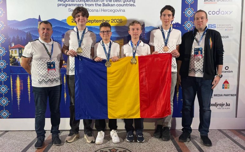 Aur pentru România la informatică! Juniorii români, pe primul loc la Balcaniada 2026