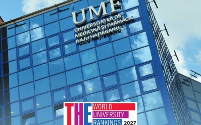 UMF „Iuliu Hațieganu”, în topul universităților din România în clasamentul Times Higher Education 2027. Este cea mai bine clasată universitate din Cluj