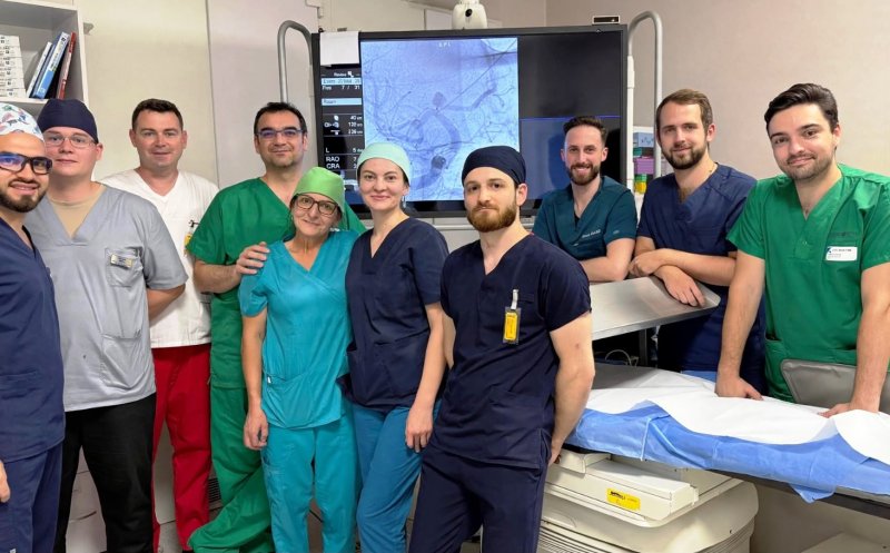 SCJU Cluj, o nouă premieră medicală la nivel regional: intervenții complexe pe vasele creierului, realizate minim invaziv