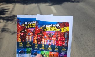 Cluj: biciclist „beat criță”, prins de polițiști. Aproape 40 de șoferi au fost amendați pentru viteză