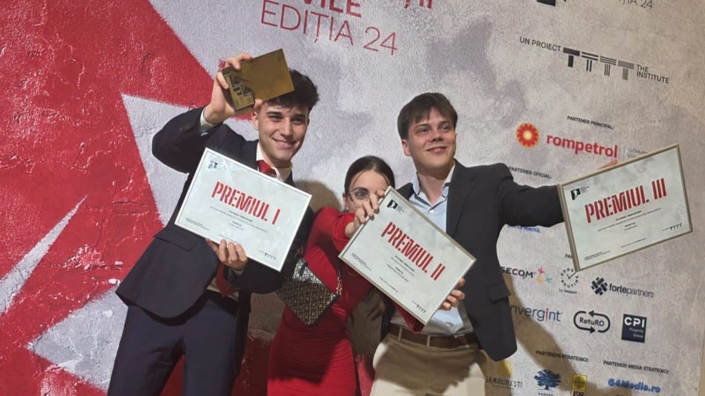 Turda, din nou pe podium la Gala Societății Civile. Performanță importantă pentru tinerii din oraș