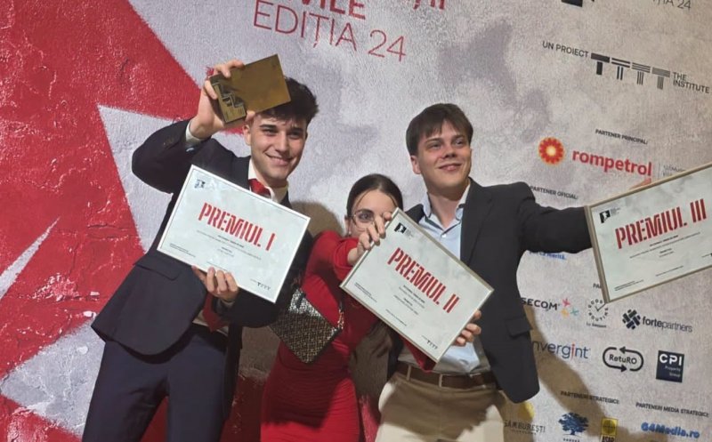 Turda, din nou pe podium la Gala Societății Civile. Performanță importantă pentru tinerii din oraș
