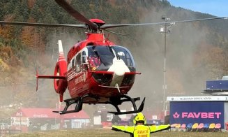 Adolescent grav rănit pe un traseu de mountain-bike. A fost solicitat elicopterul SMURD