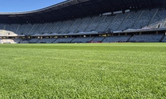 Cum arată gazonul de pe Cluj Arena înaintea meciului „U” Cluj - Rapid