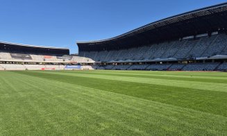 Cum arată gazonul de pe Cluj Arena înaintea meciului „U” Cluj - Rapid