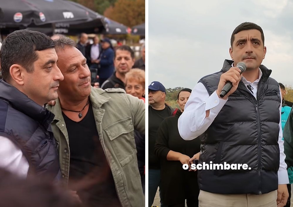 George Simion, la Turda: „Vor să ne bage la închisoare că vrea poporul să facă o schimbare”