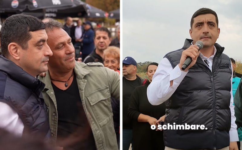 George Simion, la Turda: „Vor să ne bage la închisoare că vrea poporul să facă o schimbare”