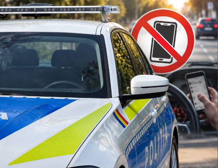 Ochii la drum, nu în telefon! Sute de amenzi în ultima săptămână pe drumurile din Cluj