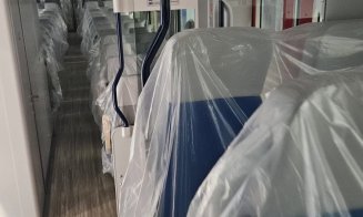Așa arată cele două noi trenuri electrice care vor lega Cluj-Napoca de București, Brașov și Timișoara