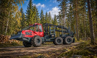 Un nou concept de tractor forestier "made in Transilvania". IRUM duce tehnologia românească la München