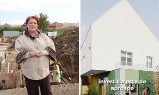 Primărița Cristina Belce, pe șantierul noii grădinițe din Apahida: „Lucrările avansează și avem deja fundația turnată”