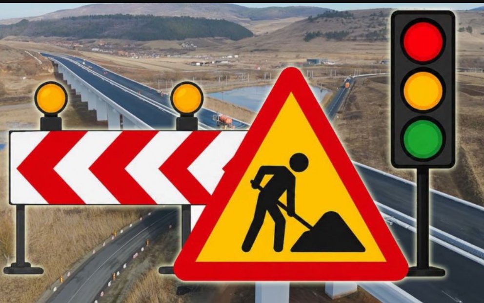 Restricții de circulație pe DN1F, între Mihăiești și Topa Mică. Șoferii trebuie să aștepte la semafor