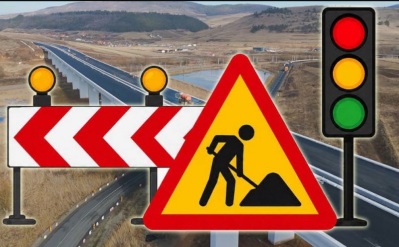 Restricții de circulație pe DN1F, între Mihăiești și Topa Mică. Șoferii trebuie să aștepte la semafor