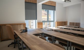 Clădirea UBB de pe strada Avram Iancu, modernizată din interior până la fațade