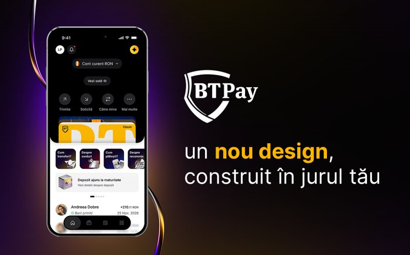 BT Pay își schimbă designul și reorganizează accesul la serviciile digitale