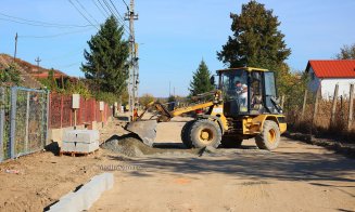 Cum arată șantierul de pe strada Petru Maior din Turda. Lucrările intră într-o nouă etapă