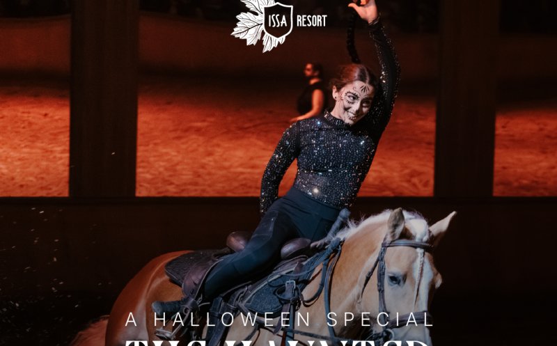 Cai, costume spectaculoase și acrobații de Halloween, la doi pași de Cluj-Napoca. Show inedit la ISSA Resort