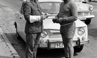 Control rutier pe străzile Clujului, anul 1973
