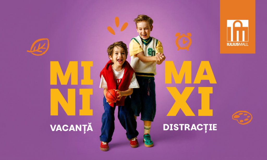 Mini-vacanța de toamnă, maxi-distracție la Iulius Mall Cluj: ateliere științifice și creative, dar și teatru de păpuși