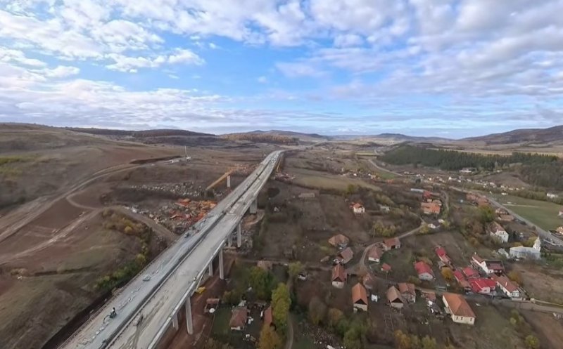 Viaductul Nădășelu, la final. Autostrada Transilvania se pregătește pentru o nouă deschidere