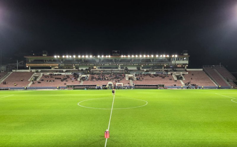 Atmosferă dezolantă la Derby-ul Clujului. Fanii nu s-au înghesuit în Gruia